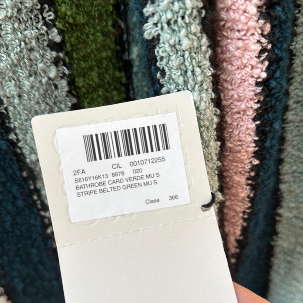 Loewe Paula’s Ibiza Stripe Knit Bathrobe/Cover Up Sz S NWT - Picture 4 of 8